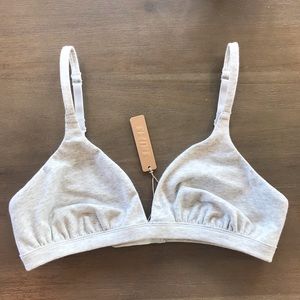SKIMS NWT Cotton Jersey Triangle Bralette